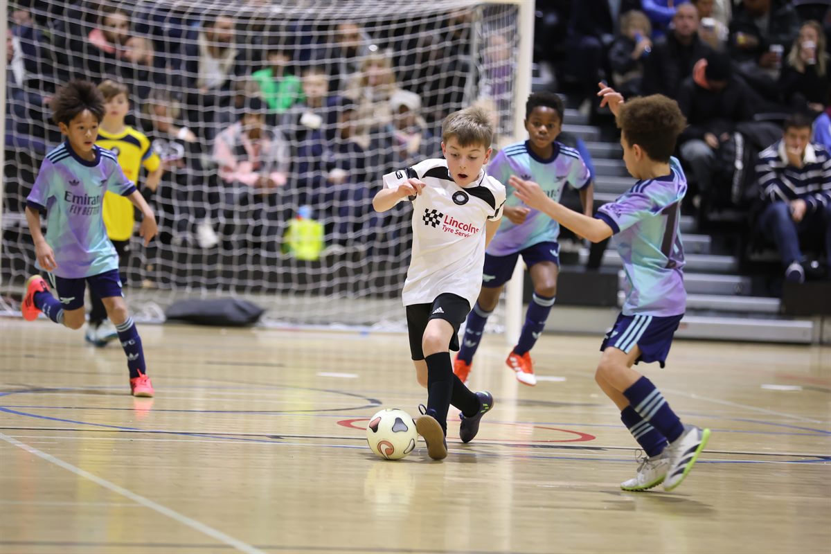 Stevenage Futsal in action on the court